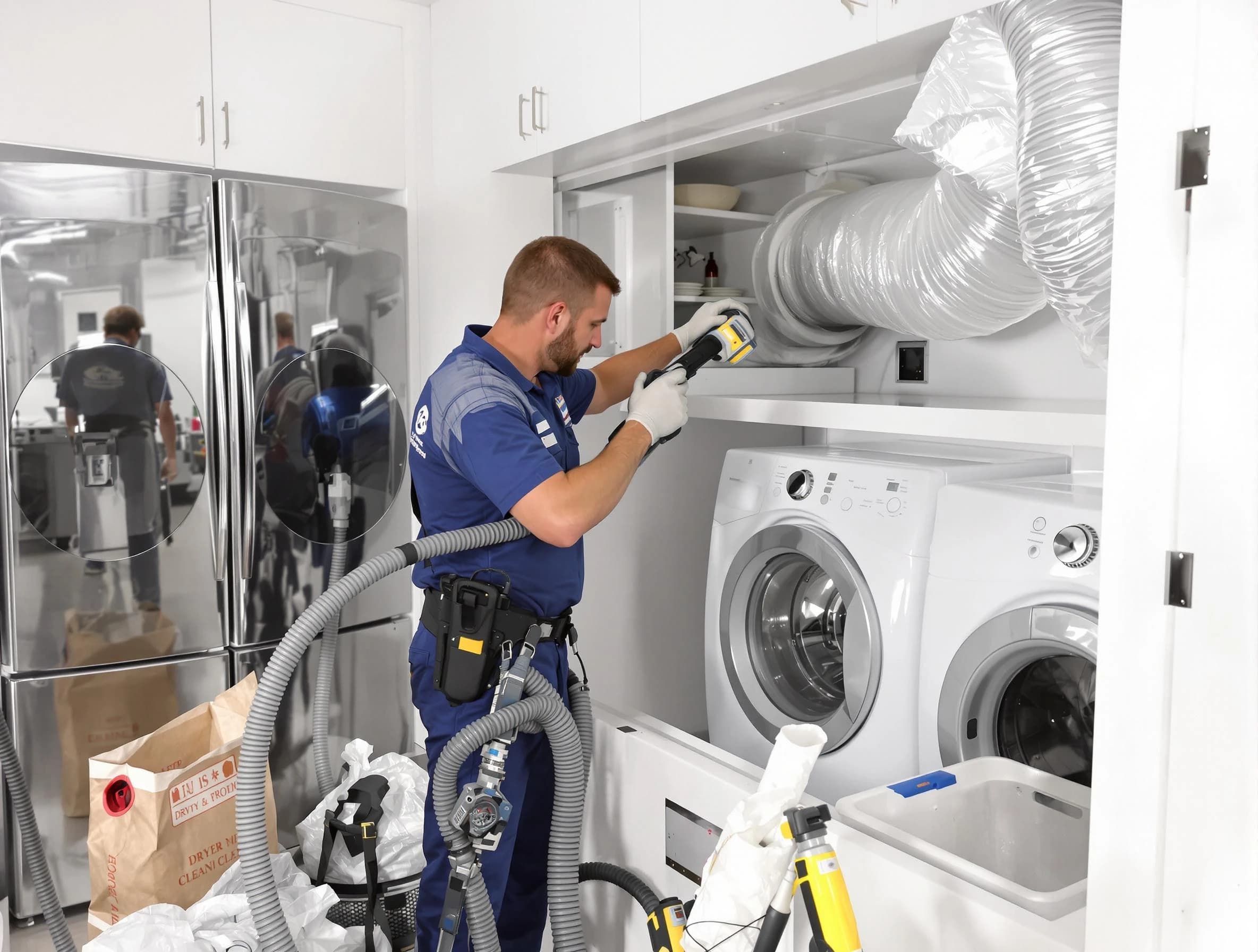 Professional duct cleaning by Cranston Dryer Vent Cleaning in Cranston