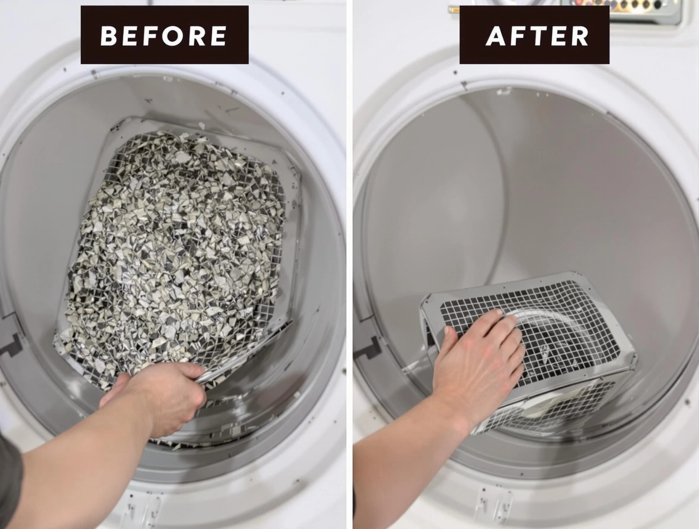 Professional lint trap cleaning by Cranston Dryer Vent Cleaning in Cranston