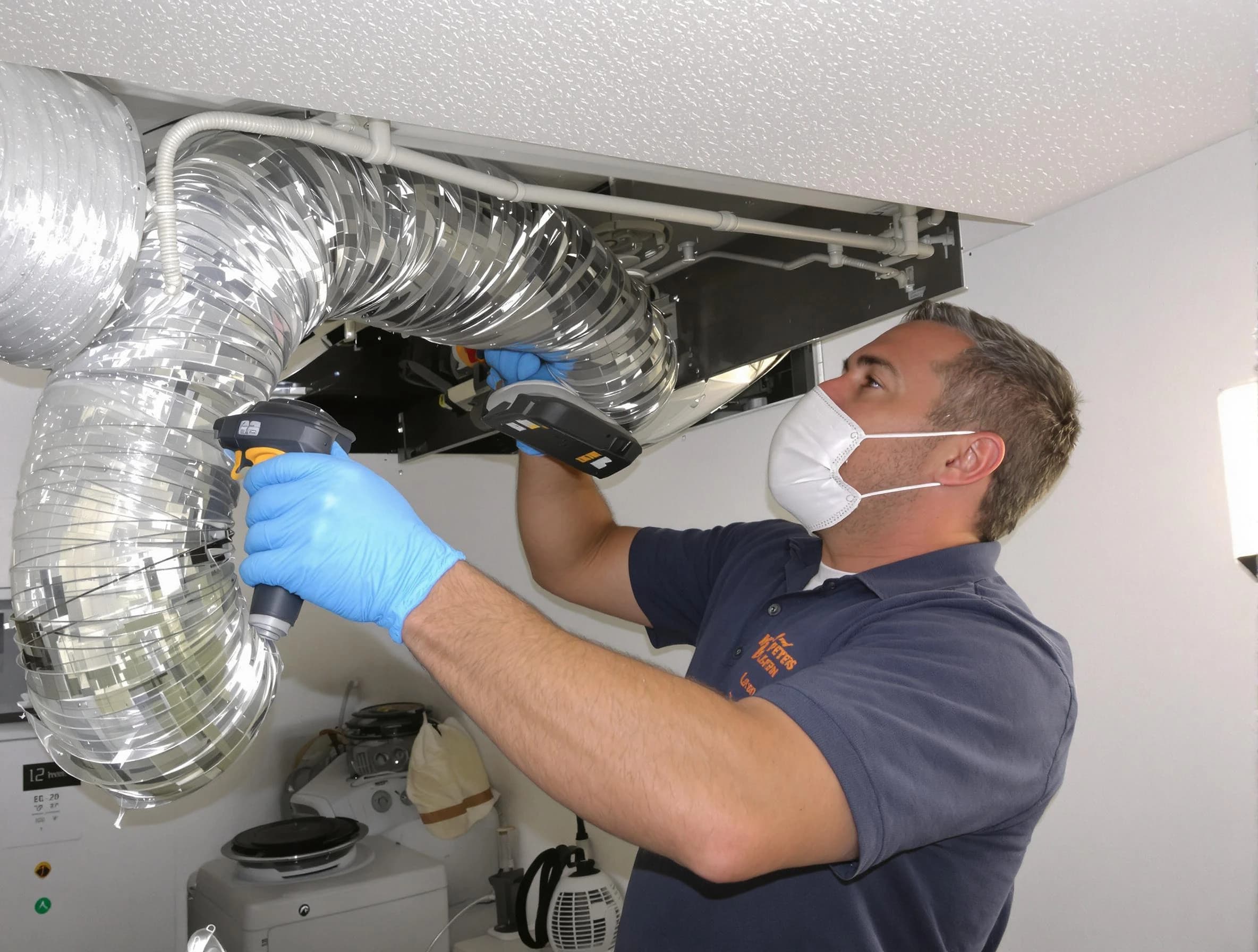 Cranston Dryer Vent Cleaning professional performing thorough residential dryer vent cleaning in Cranston