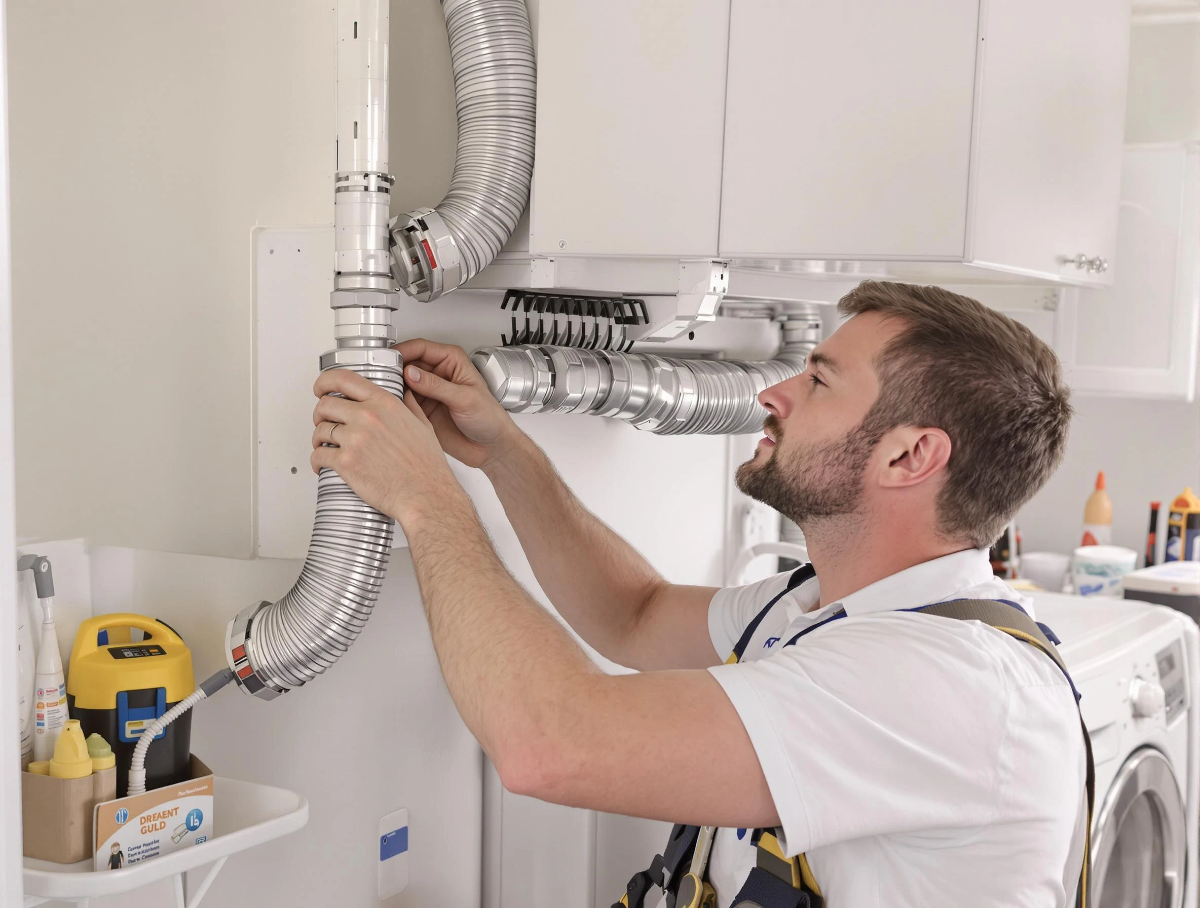 Professional dryer vent repair and installation by Cranston Dryer Vent Cleaning in Cranston